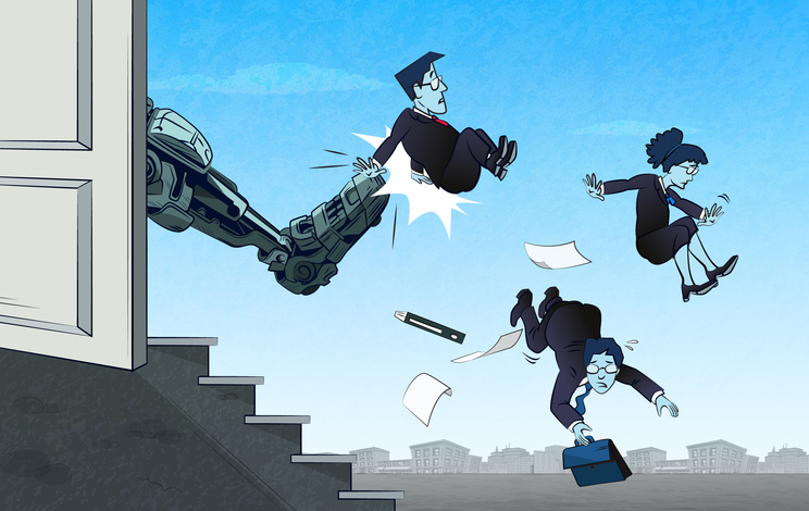 Replacement of Jobs by Robots