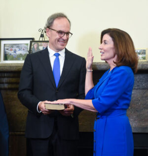 Kathy Hochul Assumes Office As Governor Of New York State