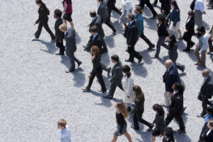 Business people walking