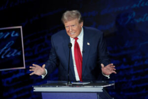 ABC News Hosts Presidential Debate Between Donald Trump And VP Kamala Harris At The National Constitution Center In Philadelphia