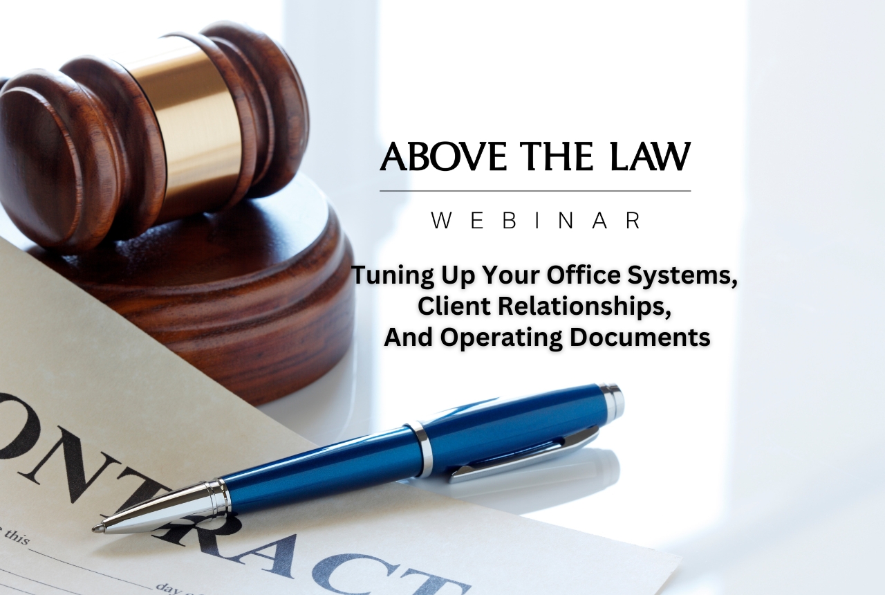 Conflicts, Contracts & Costs: Tuning Up Your Office Systems, Client Relationships & Operating Documents