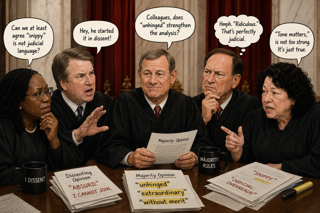 LegalWireDaily — SCOTUS Opinions Keep Getting Snippier — And There May Be A Reason Why