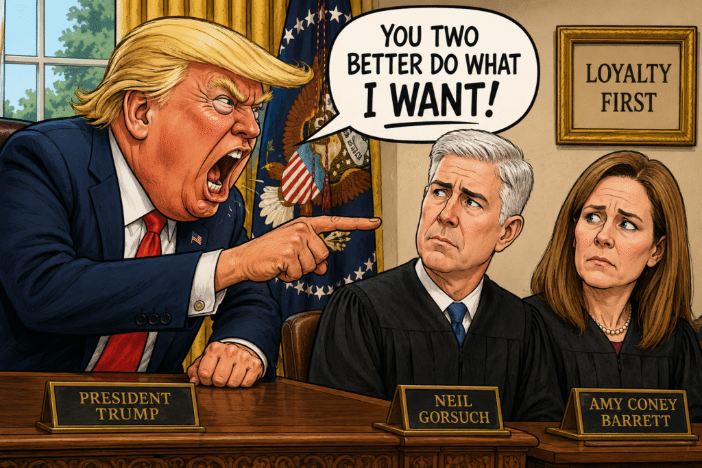 Trump To Gorsuch And Barrett: I Made You, I Can Break You